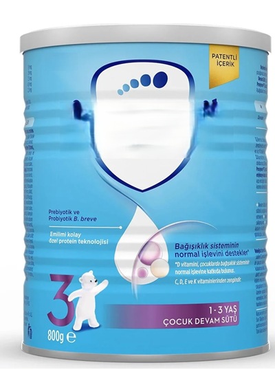 Çocuk Devam Sütü No3 1 Yaş+ 800 Gr
