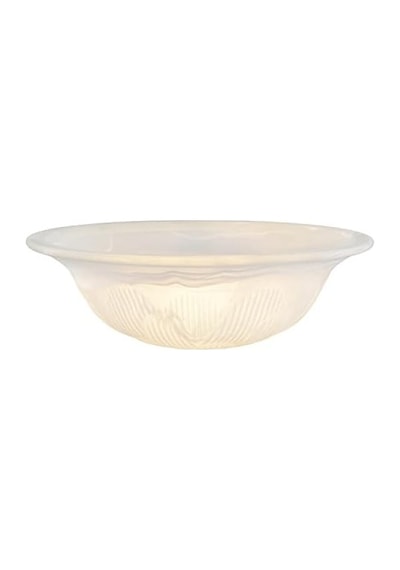 Aspen Creative 25016-65-1, Sıva/yarı Gömme Montaj Alabaster Cam Gölge, 1/2 İnç Orta Delik, 11-3/4" Çap X 3-7/8" Yükseklik