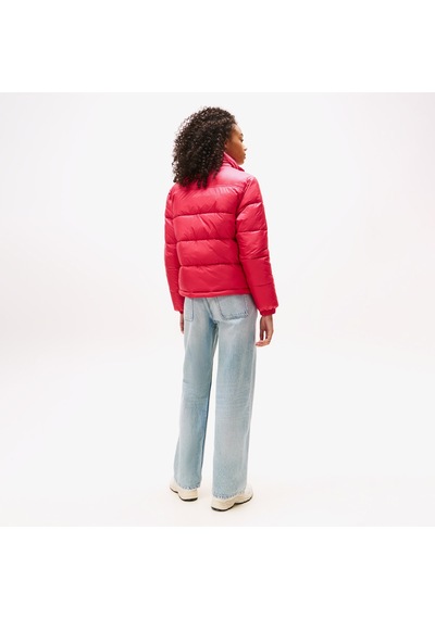 Tommy Hilfiger Tommy Jeans Hood Essentials Kadın Pembe Puffer Montdüzdw0dw21619