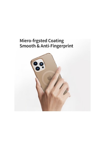 Rock Apple Uyumlu iPhone 16 Pro Matte Magsafe Silikon Kılıf Siyah