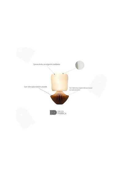 Fabrica Marshmallow Masa Lambası Modern Dekoratif Aydınlatma Çok Renkli E14 Elektrikli Lamba Genç Ve Çocuk Odası I Diğer