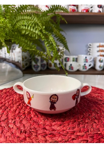 5 Parça Maşa ve Koca Ayı Model Çocuk Yemek Takımı Beslenme Seti Çok Renkli