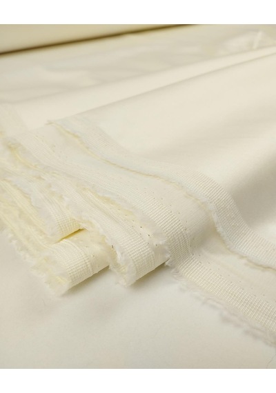 Krem Renkte Pamuk Saten Kumaş En: 140cm-11326