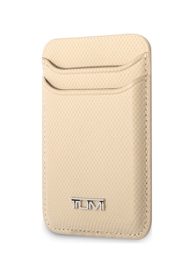 Tumi Lisanslı 2 Hazneli Metal Logolu Deri Magnetik Kartlık Haki