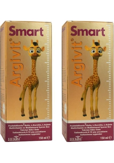 Argivit Smart Şurup 150   ML 2 Adet