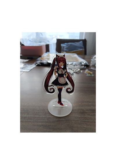 Owl Bag Nekopara Anime Chocola Karakteri Desenli Tasarım Acrlyic Pleksi Figür 10 Cm