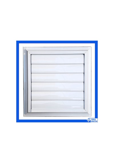 Banyo Havalandırma Beyaz Alüminyum Telli Menfez, Panjur