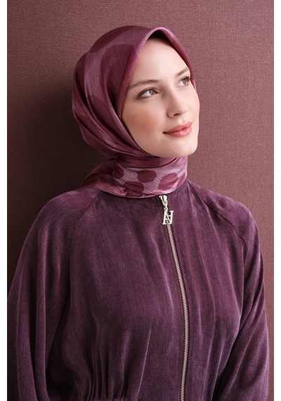 Armine Saf İpek Sura Eşarp 9637d 85 Buz Mavi