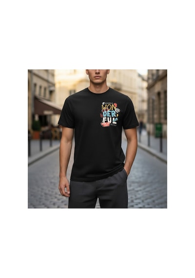 Urbantrendstore Unisex Wonderful Sade Basic Yazlık Siyah Tshirt Oversize Fit Rahat Geniş Salaş T-shirt Günlük Tişört Siyah Urbantrendstore Unisex Wonderful Sade Basic Yazlık Siyah Tshirt Oversize Fit Rahat Geniş Salaş T-shirt Günlük Tişört Siyah