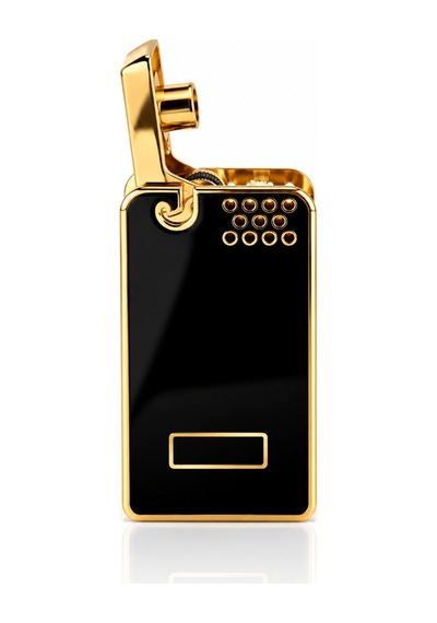 Premium Gold Gaz Dolumlu Metal Gövdeli Kapaklı Şık Model Siyah