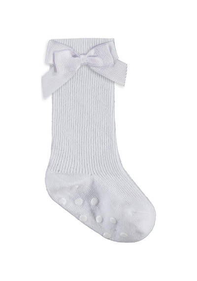 Civil Baby Fiyonk Aksesuarlı Kaydırmaz 2'li 6- Bebek Kız Çorap Set - Standart