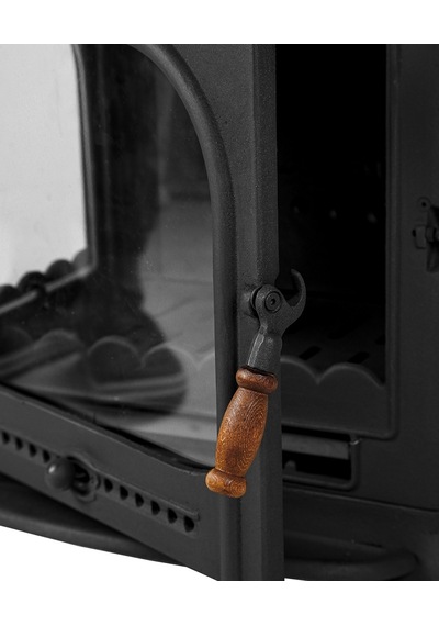 Dorello 3 Tarafı Camlı Pik Döküm Soba Drl-022