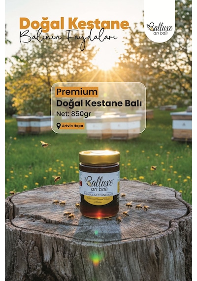 Balluxe Premium Doğal Kestane Balı Net: 850 G