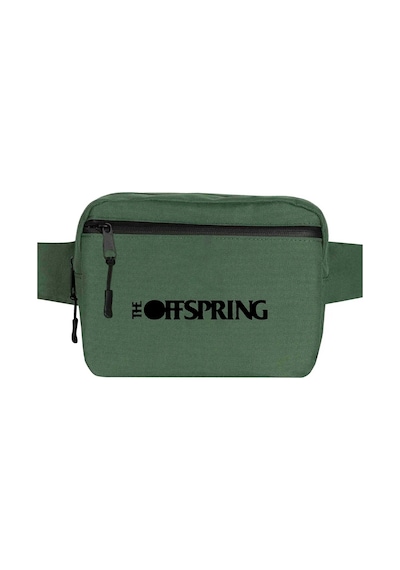 The Offspring Text Yeşil Bel Çantası