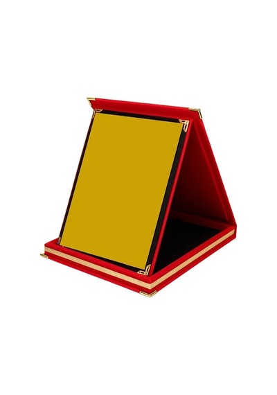 Kadife Albüm Plaket Metal Üzerine Fotoğraf Baskılı Kırmızı Yıldönümü Mezuniyet Hediyesi