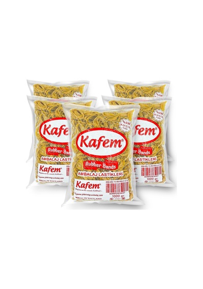 Kafem Ambalaj Lastiği 50 mm 5 Paket X 1000 Gram