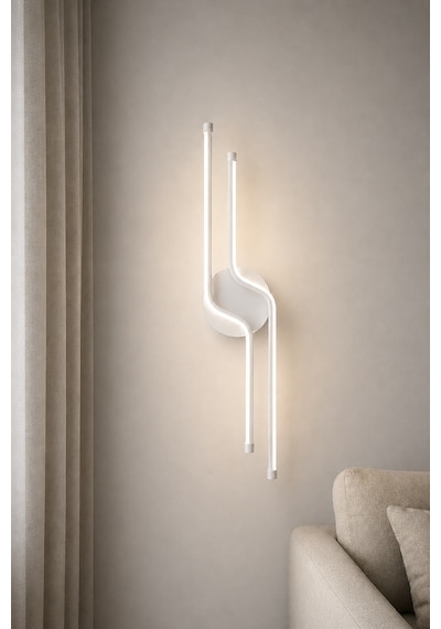 Armoni Modern Led Duvar Apliği Günışığı Beyaz