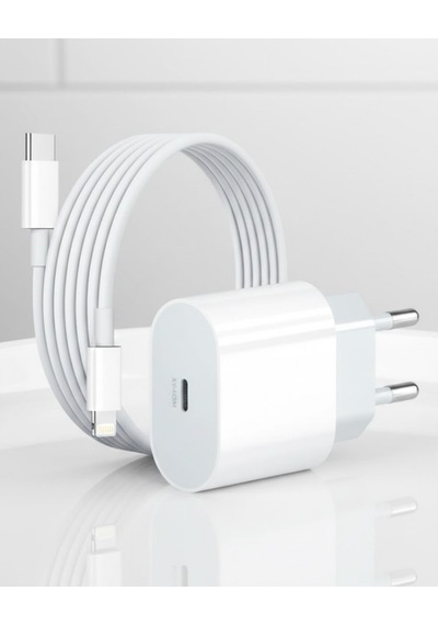 iPhone Uyumlu 12 11 Xr Xs X 8 Plus 7 20w Pd Lightning Hızlı Şarj Adaptörü Renkli