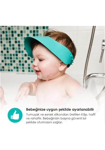 Bblüv Kap Silikon Şampuan Siperi Mavi