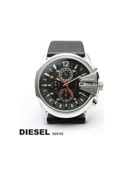 Diesel Dz4182 Siyah Deri Saat Kordonu