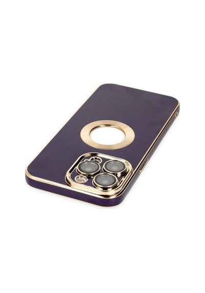 Apple iPhone  Uyumlu- 14 Pro Kılıf Store Silikon - Derin Mor