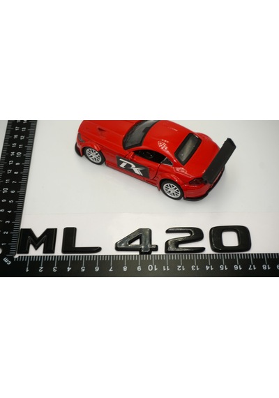 ML 420 Bagaj Parlak Siyah ABS 3M 3D Yazı Logo