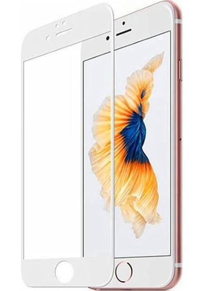 Apple Uyumlu   iPhone 6S Plus Ekran Koruyucu 9D Tam Kaplayan Kavisli