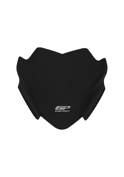 GP Kompozit Yamaha XMAX 250 / 400 2014-2017 Uyumlu Spor Ön Cam Siyah 35 cm