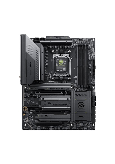 Msı Mb Mag X870e Tomahawk Max Wıfı Am5 Ddr5 8400mhz Oc Usb4 4x M.2 Hdmı 2x Type-c Dp 5g Lan Wıfı 7 Rgb Atx