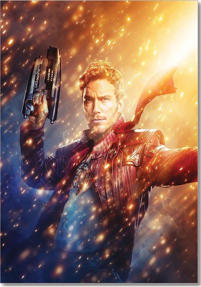 Cakasepetim Star Lord Chris Pratt Ahşap Mdf Tablo