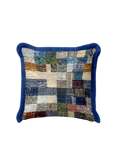 Patchwork Etnik Motifli Saçaklı Yastık Kılıfı - Mozaik Bohem Lacivert Krem Püsküllü Kırlent Kılıfı Sessiz Vadi Halo Patchwork Etnik Motifli Saçaklı Yastık Kılıfı - Mozaik Bohem Lacivert Krem Püsküllü Kırlent Kılıfı Sessiz Vadi Halo