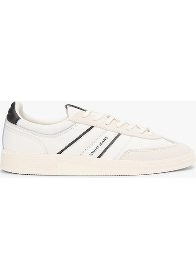 Tommy Hilfiger The Greenwich Edge Karışık Dokulu Erkek Beyaz Sneaker Em0em016720k9 Beyaz
