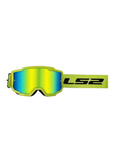 Ls2 Charger Goggles Motokross Gözlük Neon Sarı