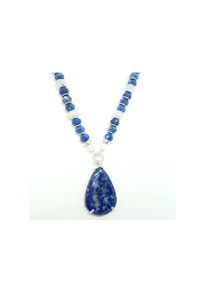 1609 Lapis Lazuli El Yapımı Kolye Altın