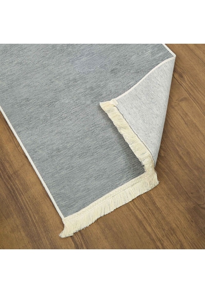 İsme Özel El Kuba Lüks Astarlı Biyeli Seccade-gri 66x125cm 565 Gr Çok Renkli