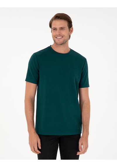 Pierre Cardin Erkek Zümrüt Tişört 50292343-vr055 Zümrüt