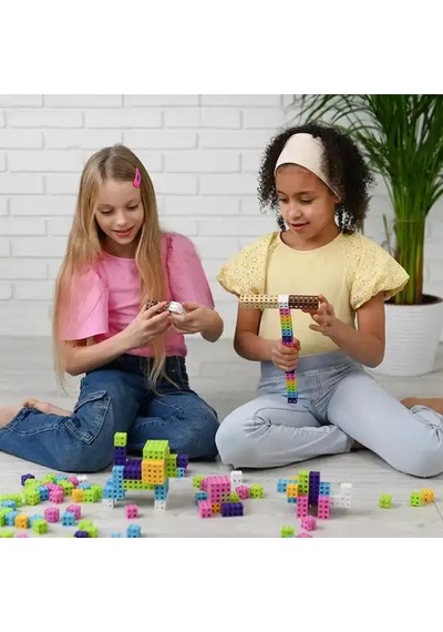 Meli Cube Pink 100 Parça Blok Seti 50811