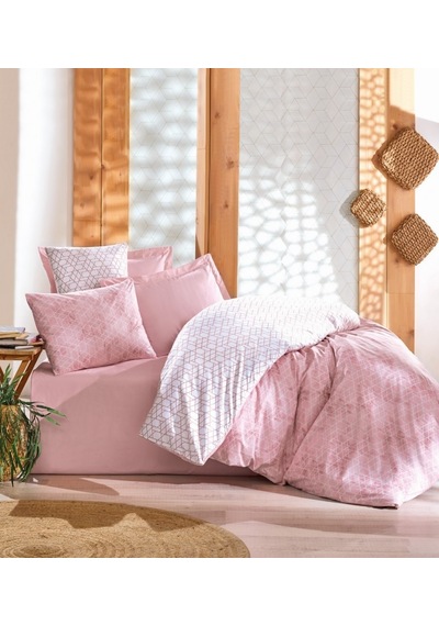 Cotton Box Rf Minimal -best Pembe-çift Kişilik Nevresim Takımı