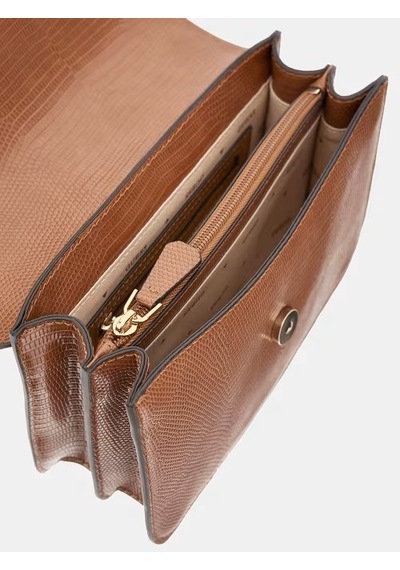 Guess Salinge Flap Kadın Omuz Çantası Hwkg9624200 Taba