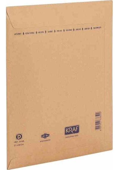 Kraf Hava Kabarcıklı Zarf D 21x28 CM 10'lu Paket