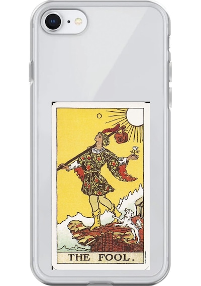 Apple Uyumlu iPhone 6s Plus Şeffaf Kılıf The Fool Tasarımlı