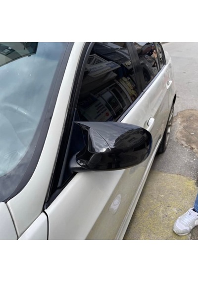 Bmw E90 Makyajlı Kasa Batman Yarasa Ayna Kapağı Piano Black Abs Plastik