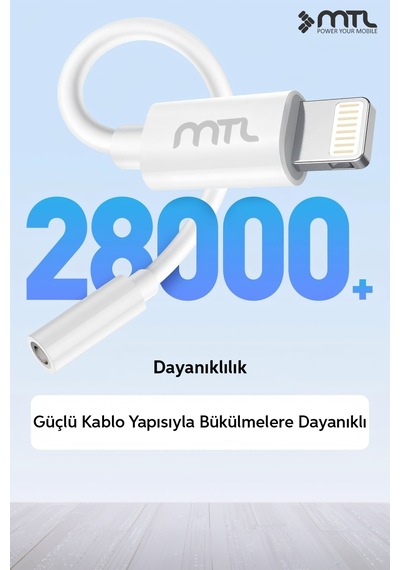 Lightning To 3.5mm Kulaklık Jack Adaptör İphone Ve İpad Uyumlu Ses Dönüştürücü Aux Çevirici