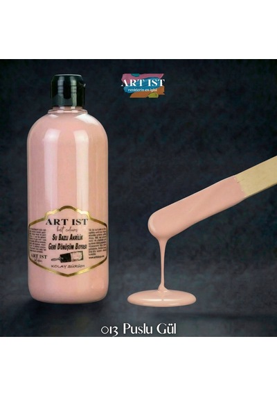 Su Bazlı Geri Dönüşüm Boyaları - 013 Puslu Gül Ahşap, Taş Tozu, Hobi, Dıy
