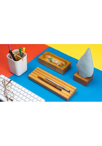 Kayigo Woody Mavi Ladin Üçlü Set-iroko Ağacı