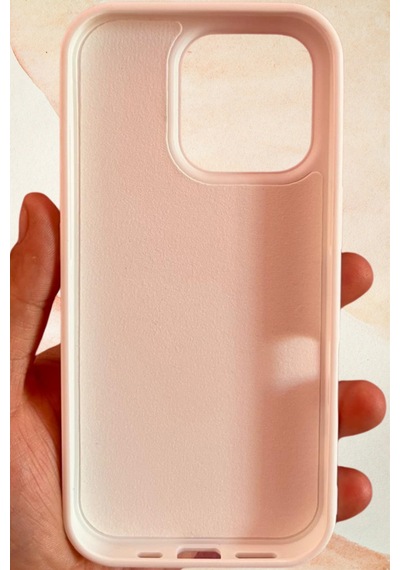 İphone 16 Pro Yıldız Tozu Premium Beyaz Silikon Kılıf