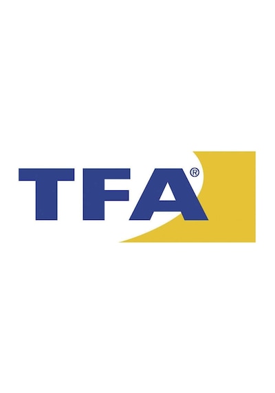 Tfa12.3023.02 Plastik Iç Dış Mekan Termometre, Siyah