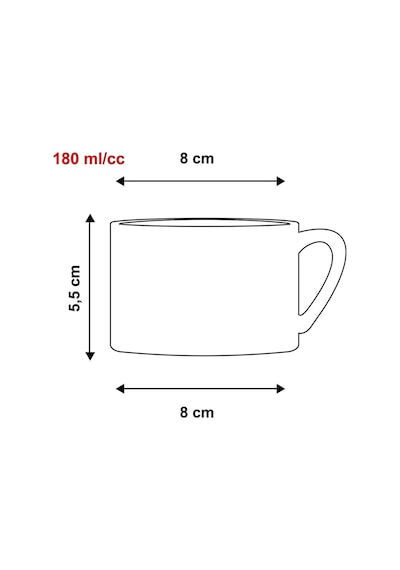 Duble Türk Kahvesi Fincanı & Espresso Aşk Yok Iş Var Work Work Work Haydi Bakalım Motto 180 Ml Beyaz