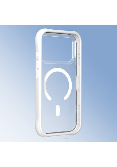 Apple Uyumlu iPhone 17 Pro Max  Kılıf M-safe Şarj Özellikli Airbagli Youngkit Dynamic 2 Serisi Kapak Beyaz Beyaz