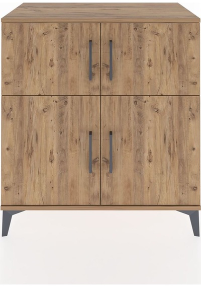 Hyperion Şifonyer Tek Raflı 4 Kapaklı 88x44x96 Çam-çam Çam